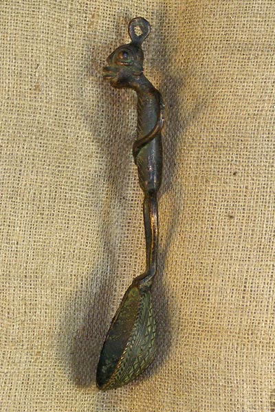 African Namji bronze left side