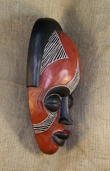 african masks paintings. African Masks - Rasta Mask 15