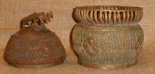 Ashanti Bronze Box Left Angle