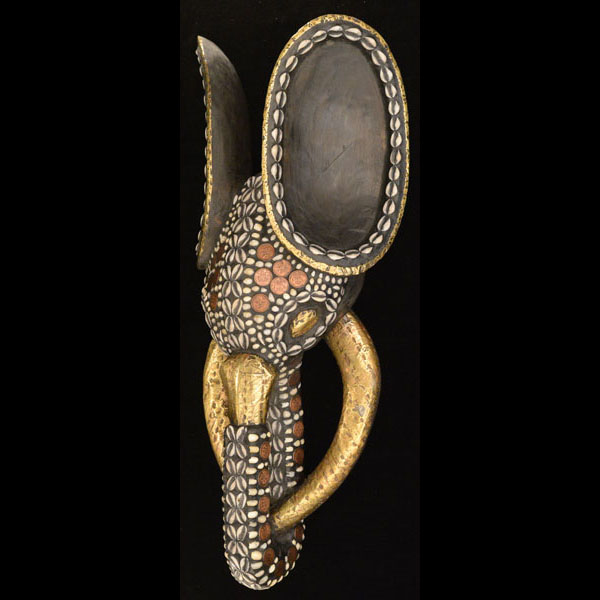 Babanki Elephant Mask 5 Left Angle