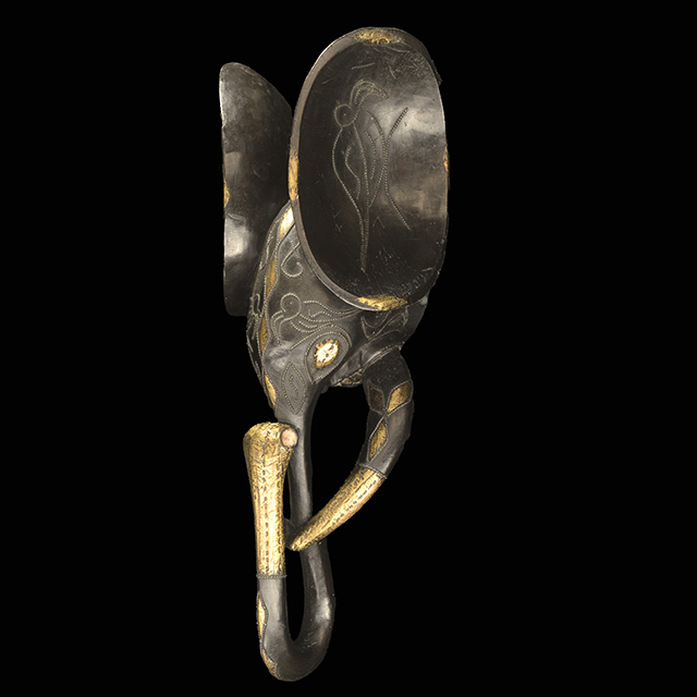 African Babanki elephant mask 12 Left Angle