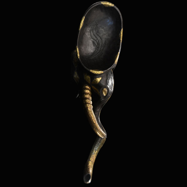 African Babanki Elephant Mask 13 Right Side