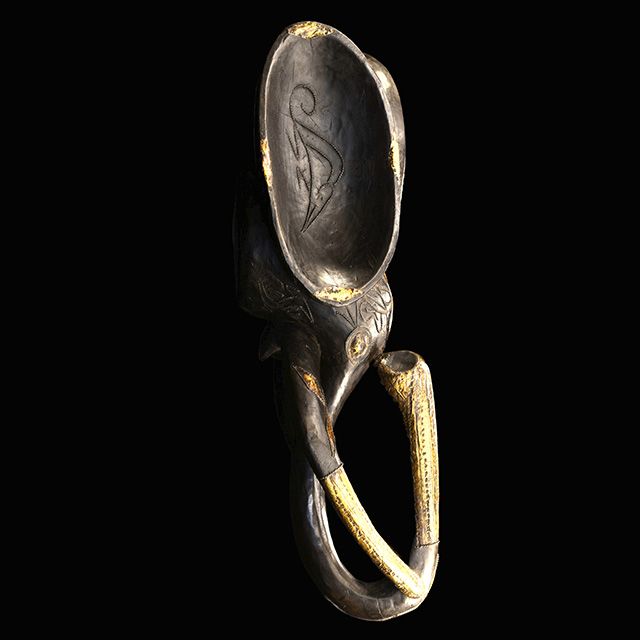 African Babanki Elephant Mask 21 Right Side