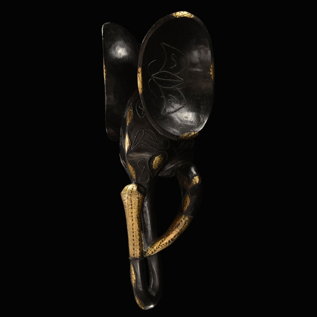 African Babanki Elephant Mask 14 Left Angle