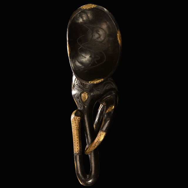 African Babanki Elephant Mask 14 left side