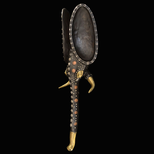 African Babanki Elephant Mask 10 Left Angle