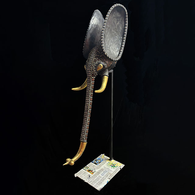 African Babanki elephant mask 24