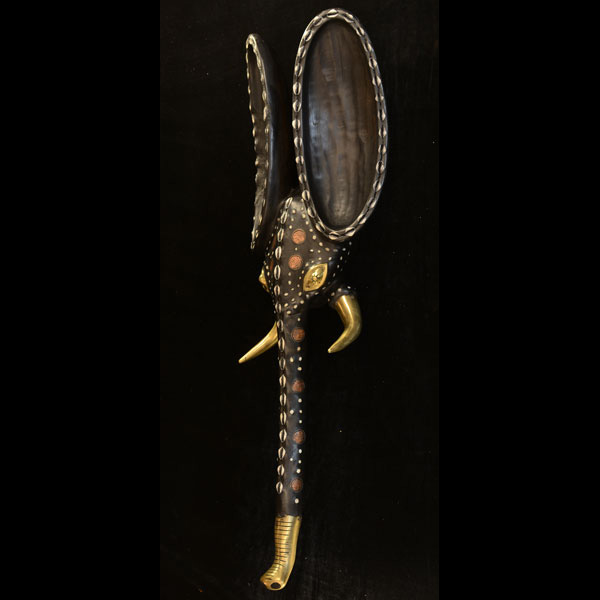Babanki Elephant Mask 9 Left Angle