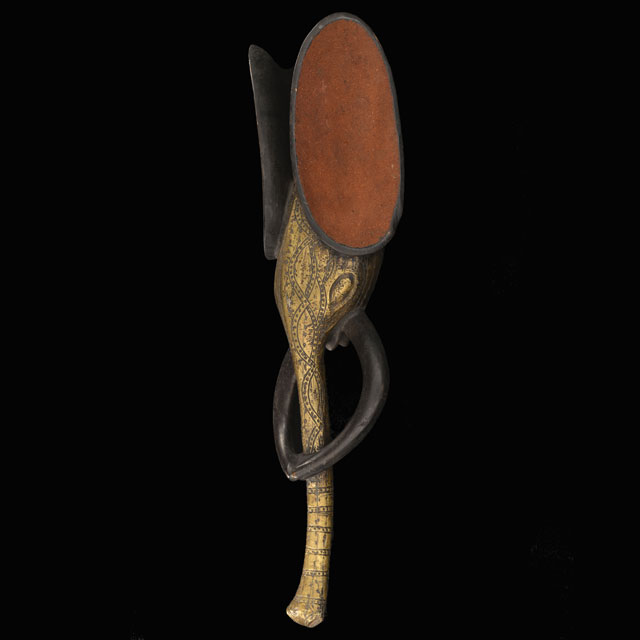 African Babanki Elephant Mask 19 Left Angle