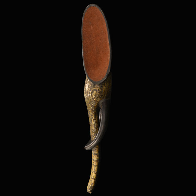 African Babanki Elephant Mask 19 left side