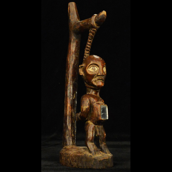 African Bakongo hanging man fetish 5 