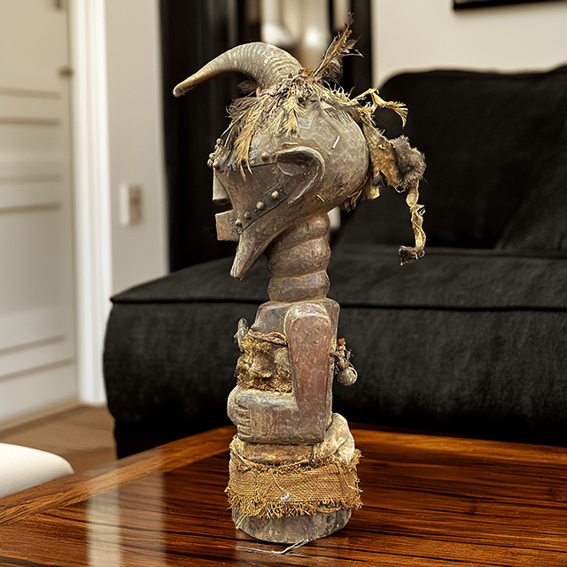 African Bakongo Fetish 30 left side