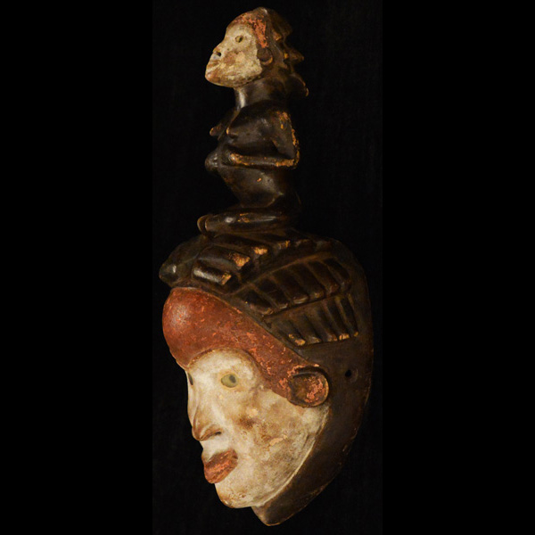African Bakongo Mask 16 Left Angle