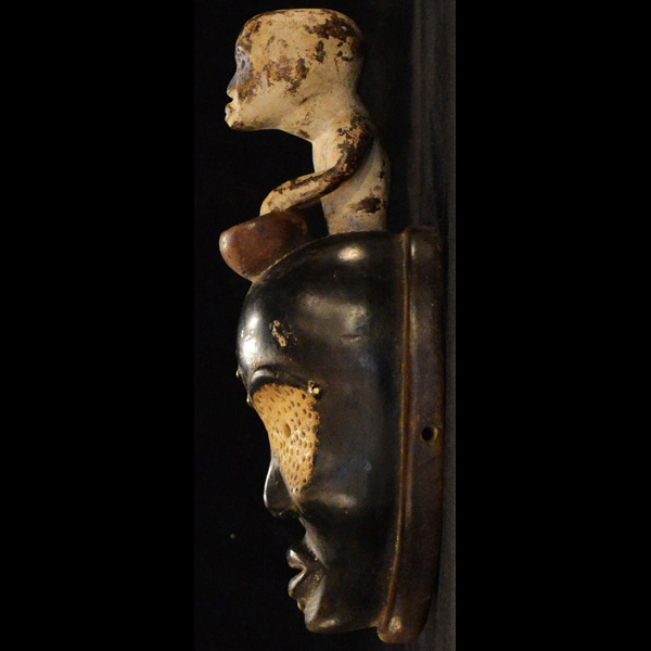 African Bakongo Mask 20 left side