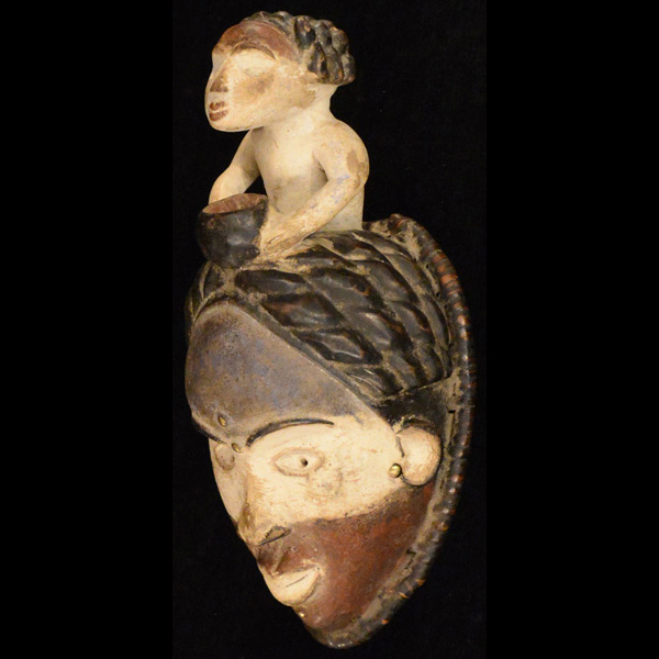 African Bakongo Mask 21 Left Angle