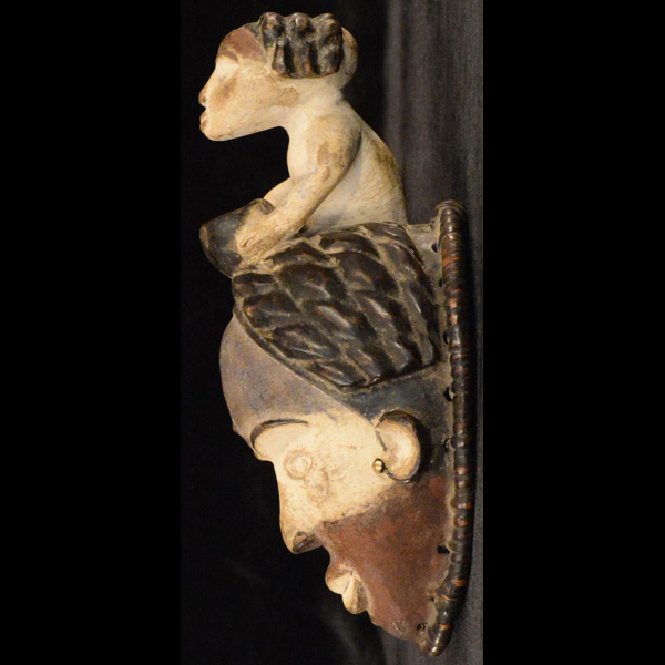 African Bakongo Mask 21 left side