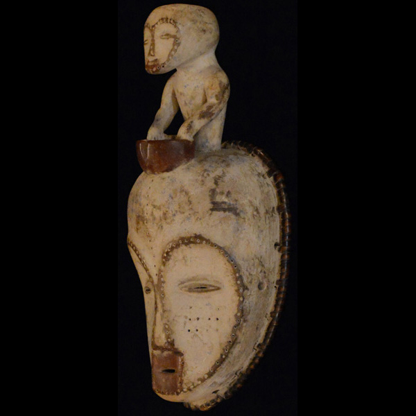 African Bakongo Mask 22 Left Angle