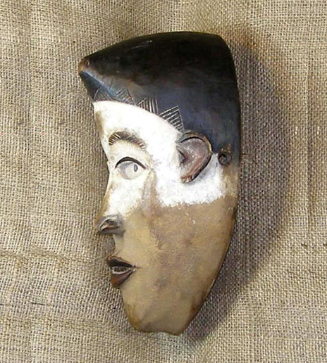 African Bakongo Mask 12 left side