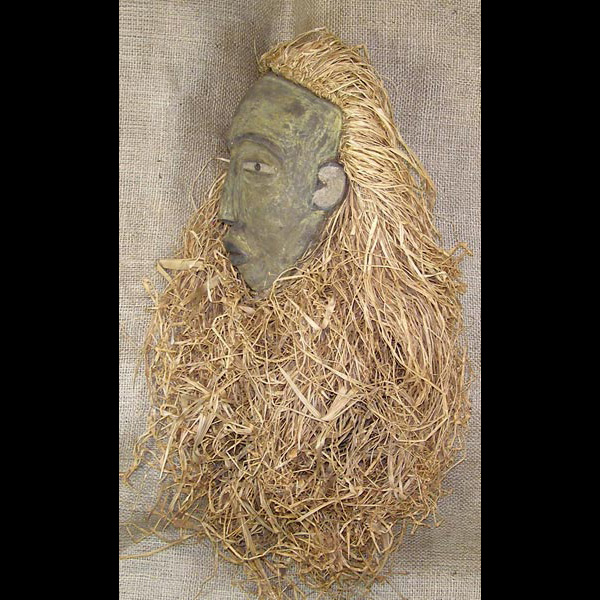 African Bakongo Mask 6 left side