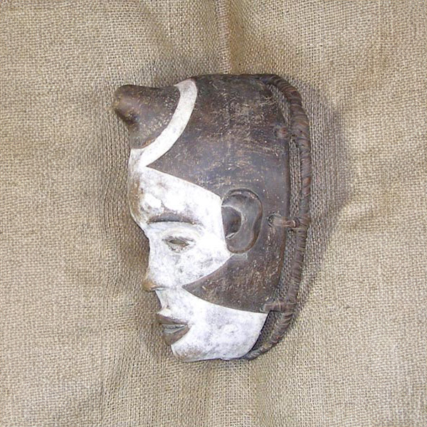 African Bakongo Mask 7 left side