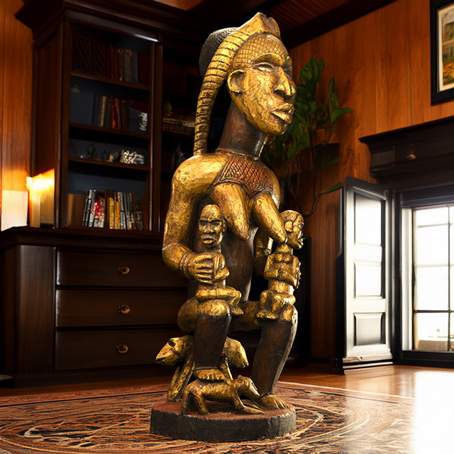 African Bakongo Statue 25 