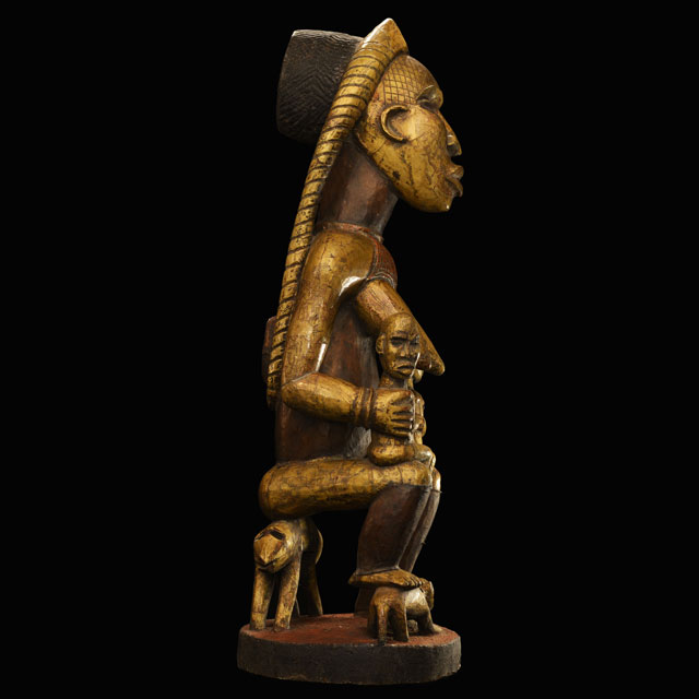 African Bakongo Statue 25 Right Side