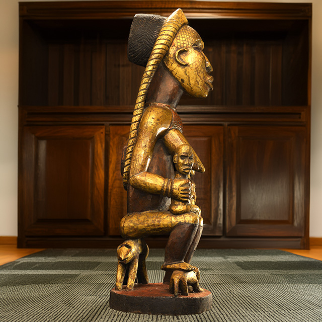 African Bakongo Statue 25 Right Side