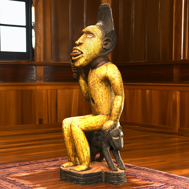 African Bakongo Statue 26 Left Angle
