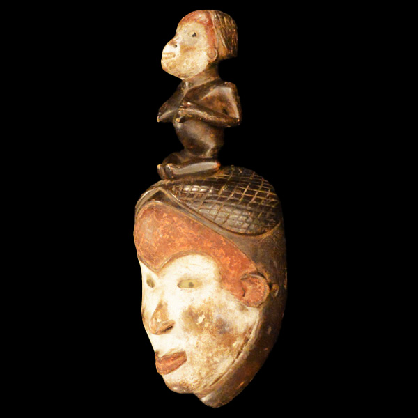 African Bakongo Mask 14 Left Angle