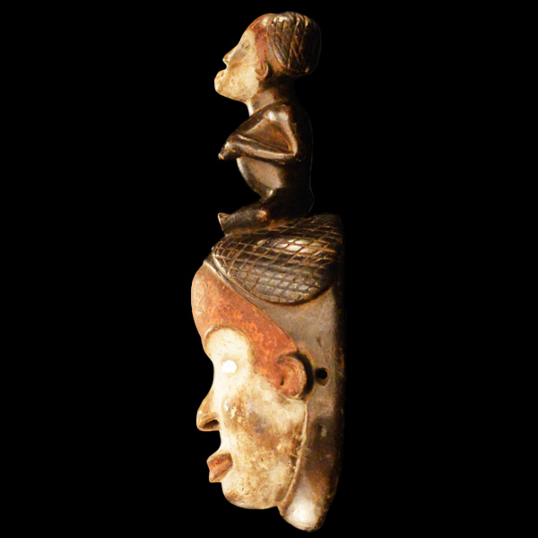 African Bakongo Mask 14 left side