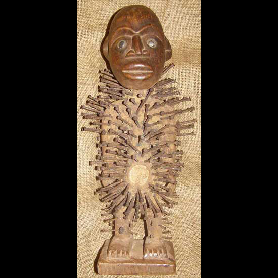 African Bakongo Nail Fetish