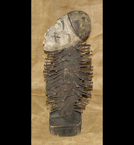 African Bakongo Nail Fetish 3 left side
