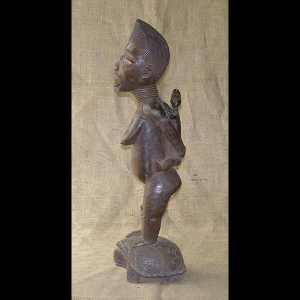 African Bakongo Statuette 1 left side