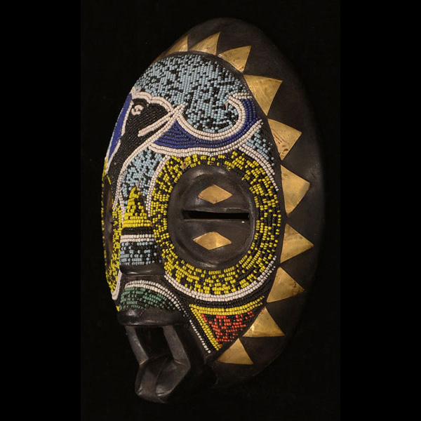 Baluba Elephant Mask 57 Left Angle