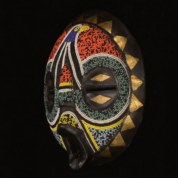 African Baluba mask Left Angle