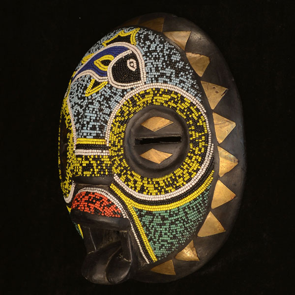 African Baluba mask 58 Left Angle