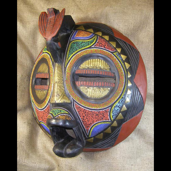 Baluba Mask 44 Left Angle