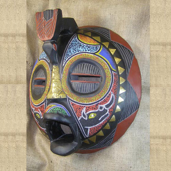 Baluba Mask 46 Left Angle