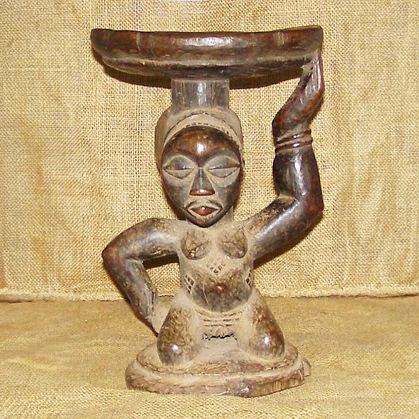Baluba Stool 1 front