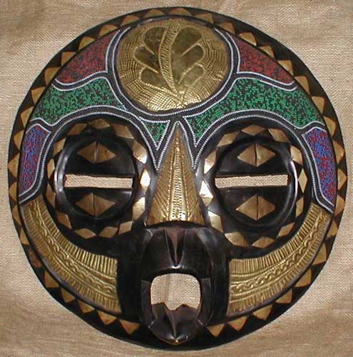 Large Baluba Mask front