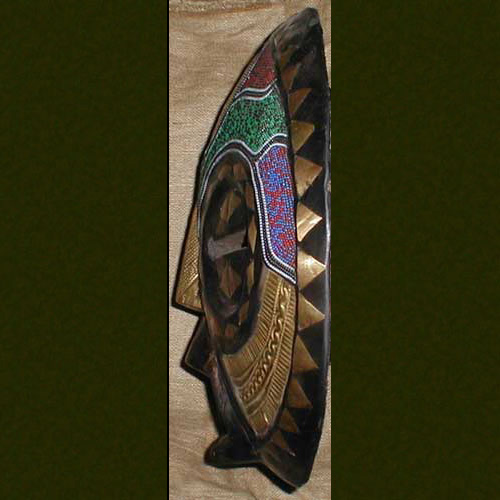 Large Baluba Mask Left Angle