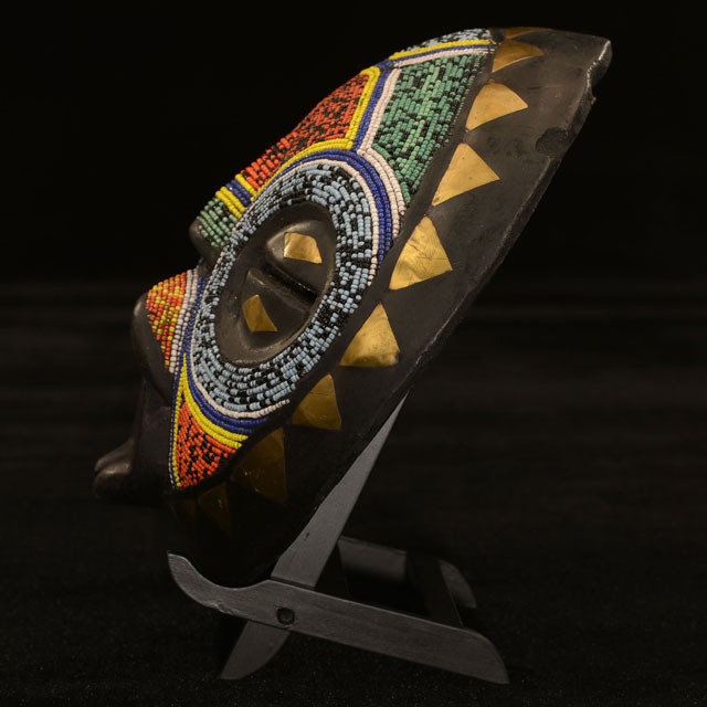 African Baluba mask left side
