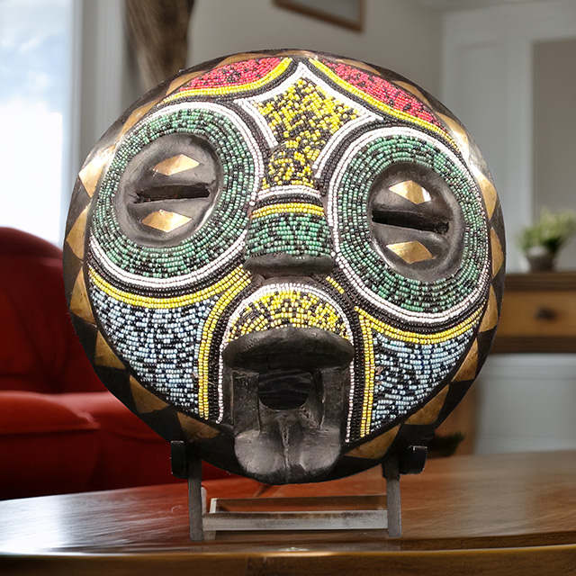 African Baluba mask gift set 60