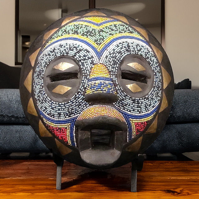 African Baluba mask gift set 32