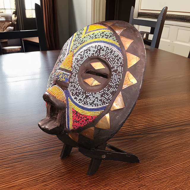 African Baluba mask Left Angle