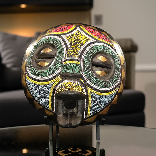 African Baluba mask gift set 64
