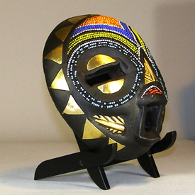 African Baluba mask Left Angle
