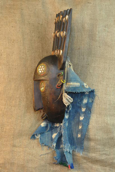 African Bambara Mask 23 left side