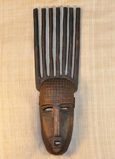 African Bambara Mask 25 front