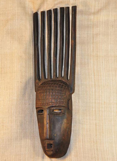 African Bambara Mask 25 Left Angle